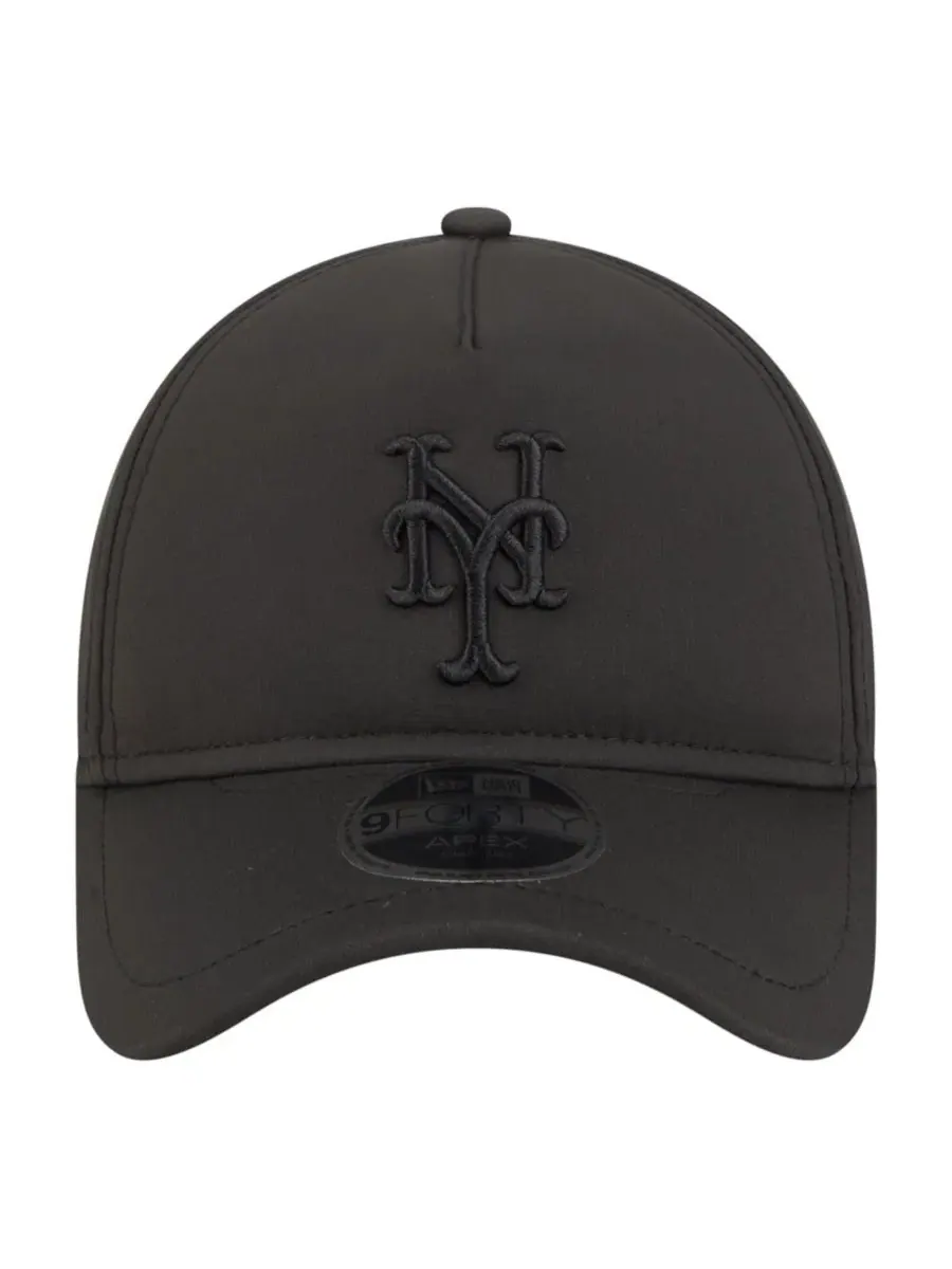 Бейсболка New Era Injection Apex 9FORTY Adjustable, New York Mets — изображение 4 из 5, черный