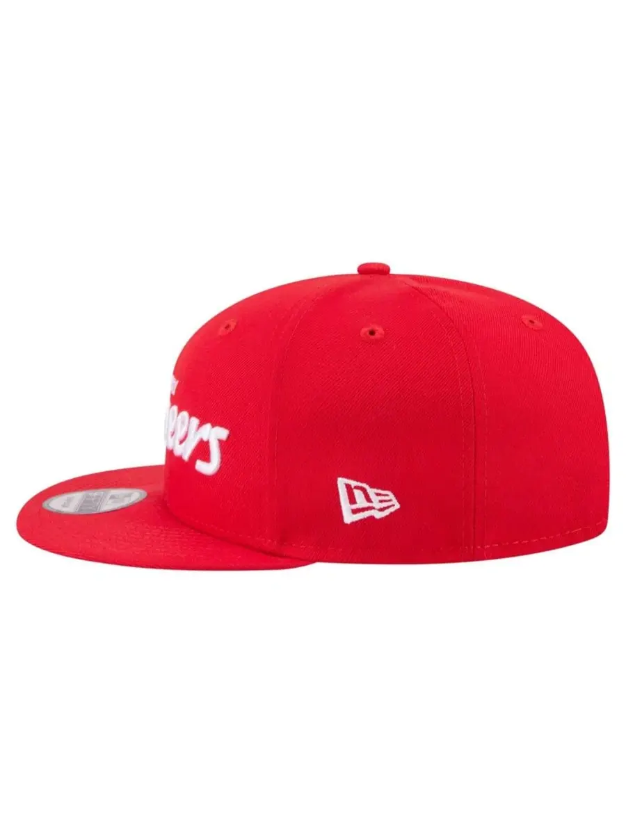 Кепка-снэпбек с вышивкой New Era Core Team Script 9FIFTY — изображение 6 из 7, красный