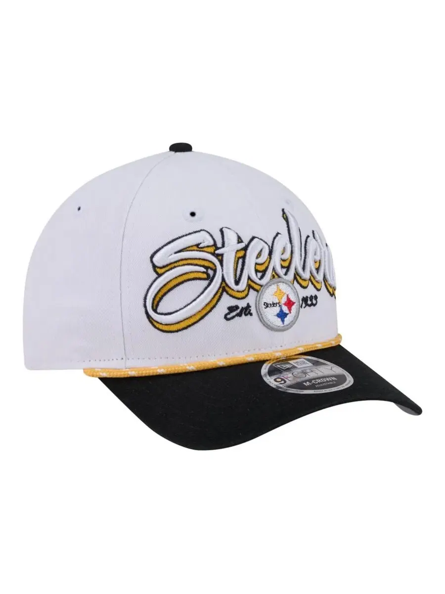 Кепка Pittsburgh Steelers Team Loyal A-Frame 9FORTY New Era — изображение 3 из 4, белый