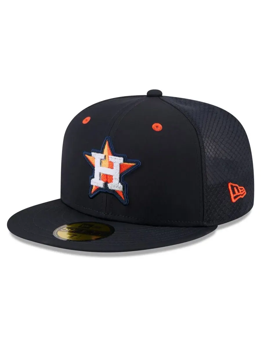 Кепка 59FIFTY с вышивкой логотипа Houston Astros New Era — изображение 3 из 5, темно-синий