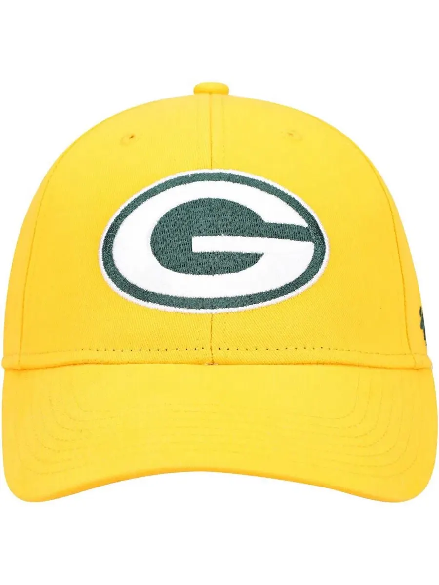 Кепка с вышитым логотипом Green Bay Packers '47 Brand — изображение 2 из 4, золото