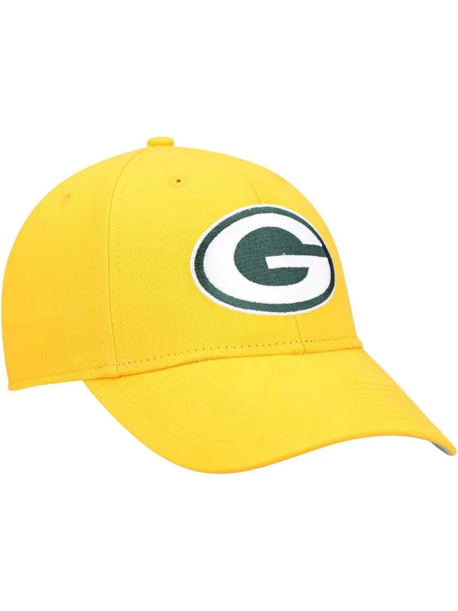 Кепка с вышитым логотипом Green Bay Packers '47 Brand — изображение 3 из 4, золото