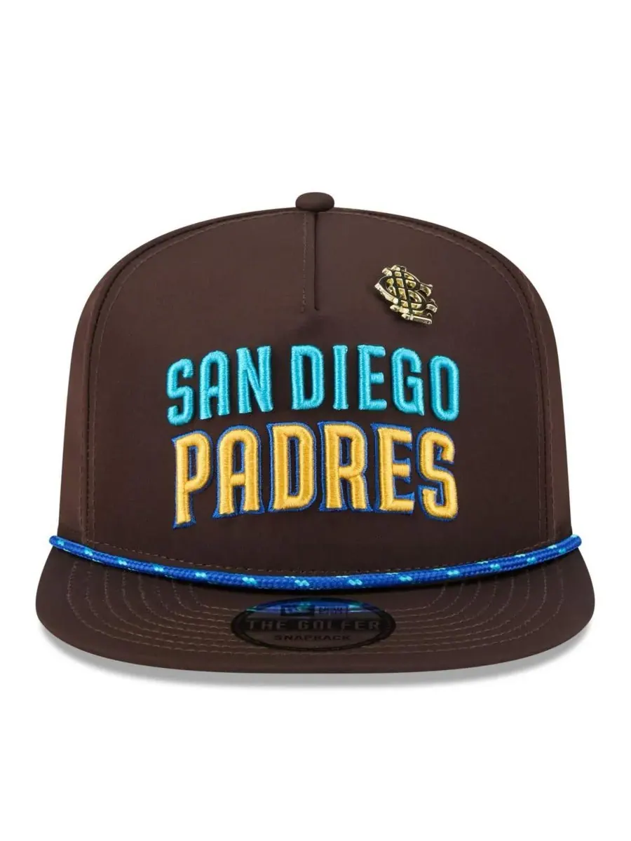 New Era Мужская коричневая кепка-бейсболка San Diego Padres 2025 Big League Chew с регулируемой — изображение 3 из 5