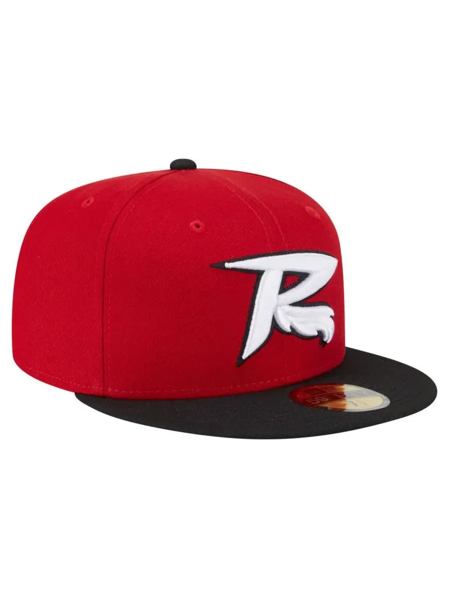 New Era Мужская красно-черная кепка Richmond Flying Squirrels из аутентичной коллекции 59FIFTY — изображение 3 из 4