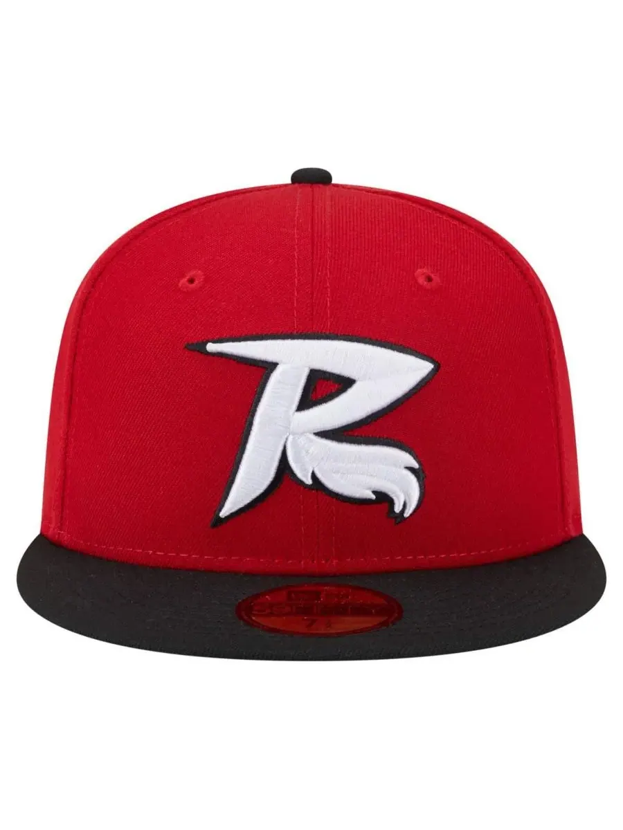 New Era Мужская красно-черная кепка Richmond Flying Squirrels из аутентичной коллекции 59FIFTY — изображение 4 из 4