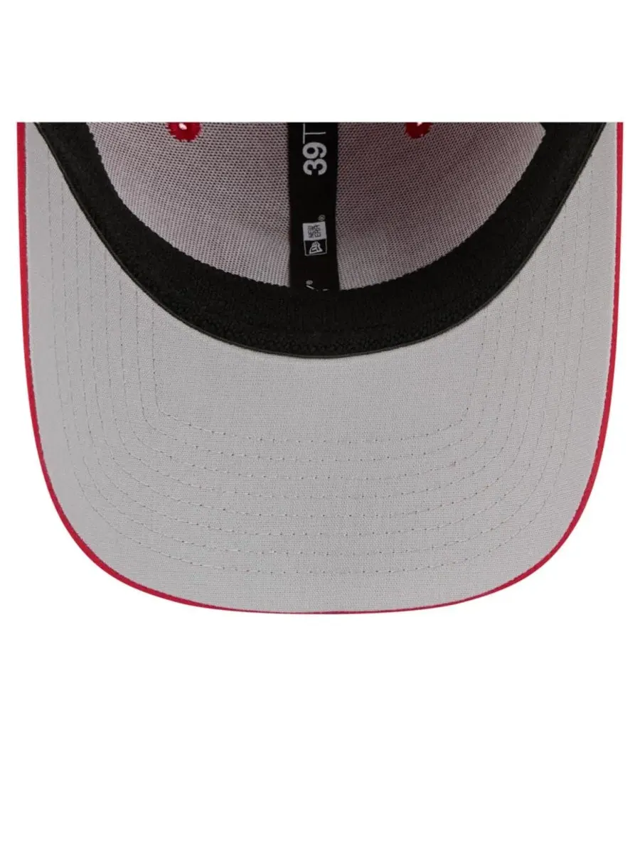 Мужская алая кепка Nebraska Huskers Rope 39THIRTY Flex Hat New Era — изображение 3 из 5, алый