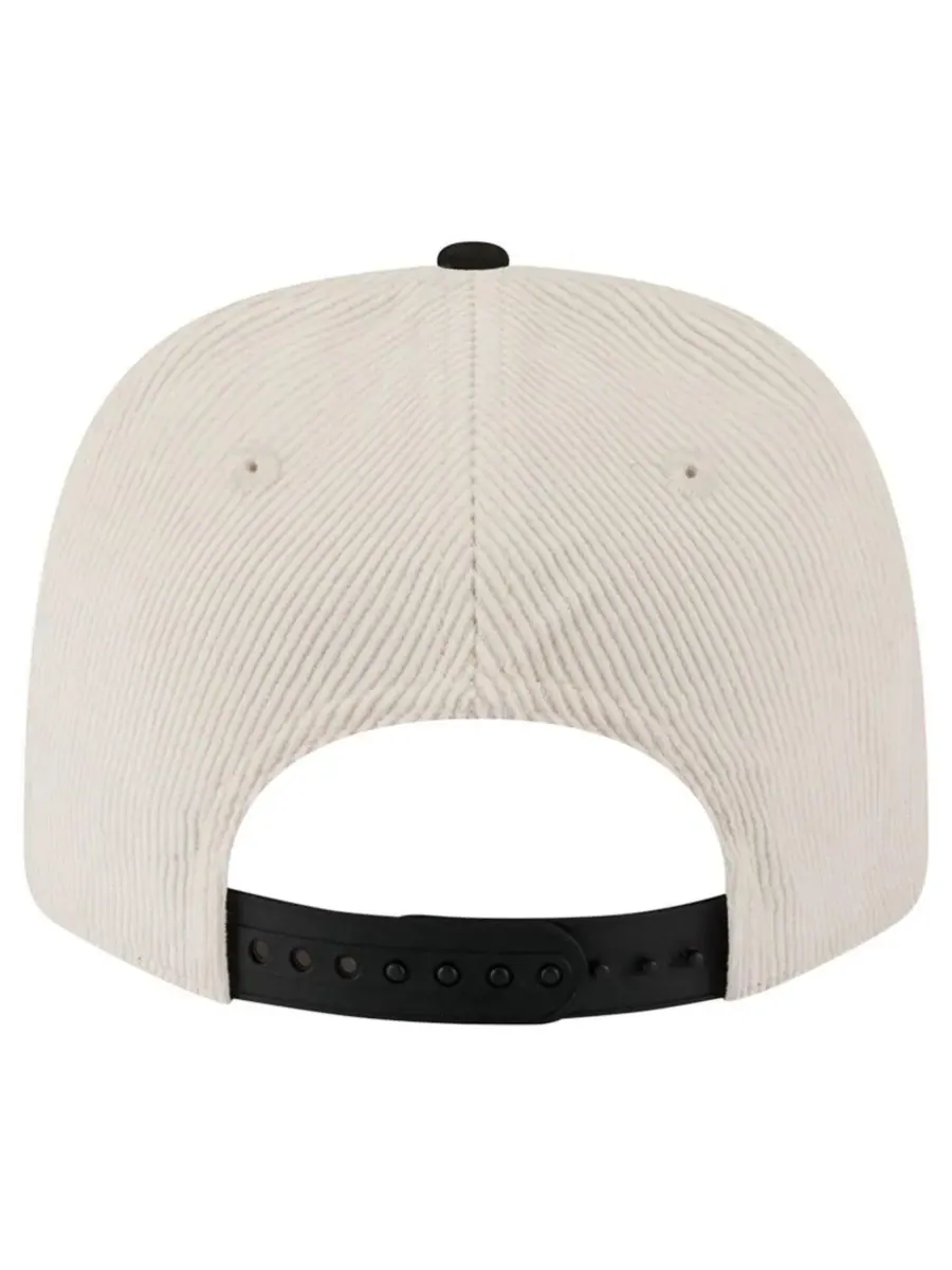 New Era Мужская регулируемая кепка Missouri Tigers Loyal Corduroy 9SEVENTY кремового/черного цвета — изображение 3 из 5