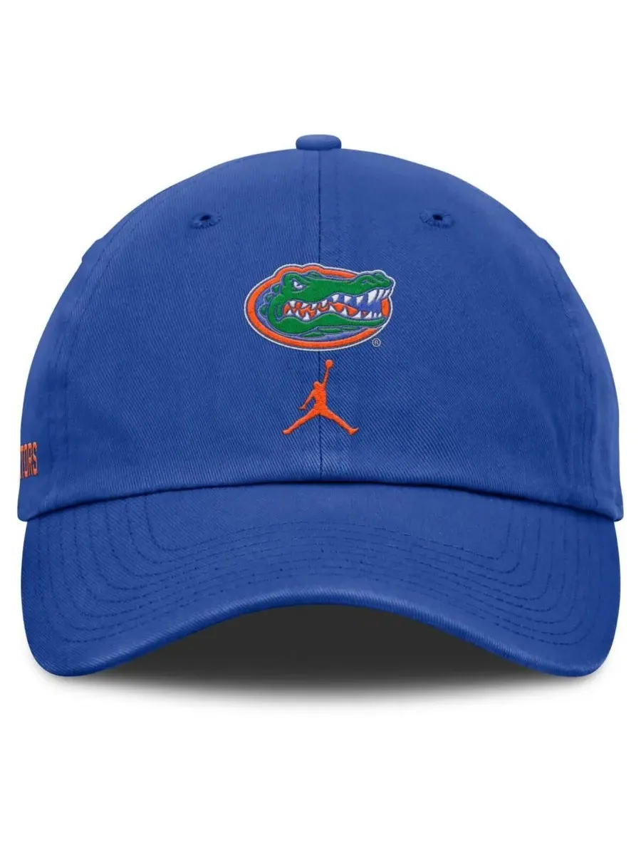 Мужская регулируемая кепка Royal Florida Gators Primetime Club Jordan — изображение 2 из 4, королевский