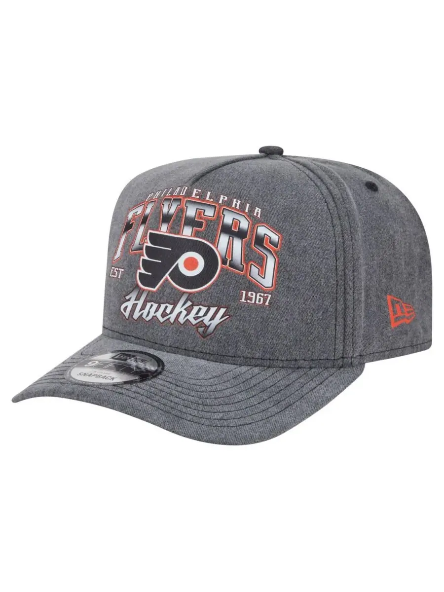 New Era Мужская бейсболка Philadelphia Flyers Throwback Washed A-Frame Pre-Curved 9FIFTY Snapback