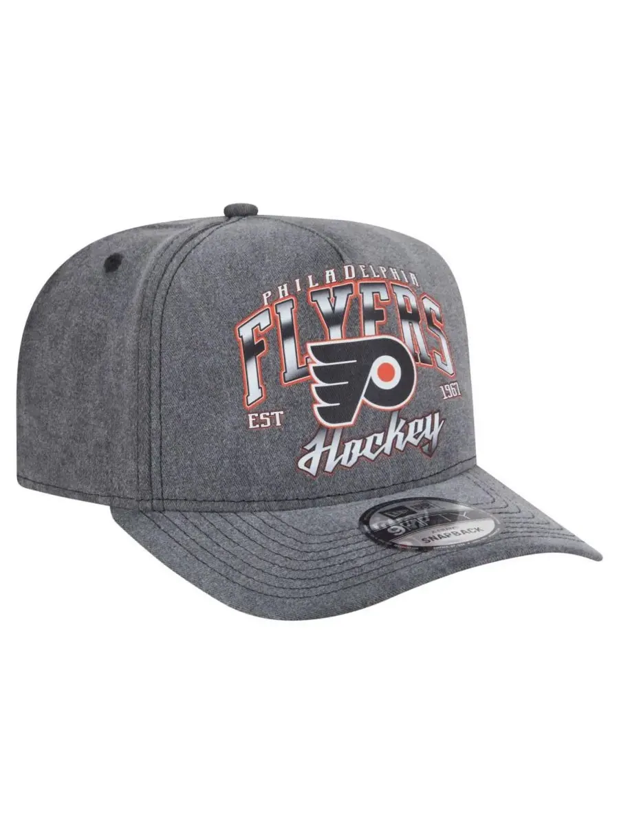 New Era Мужская бейсболка Philadelphia Flyers Throwback Washed A-Frame Pre-Curved 9FIFTY Snapback — изображение 3 из 4