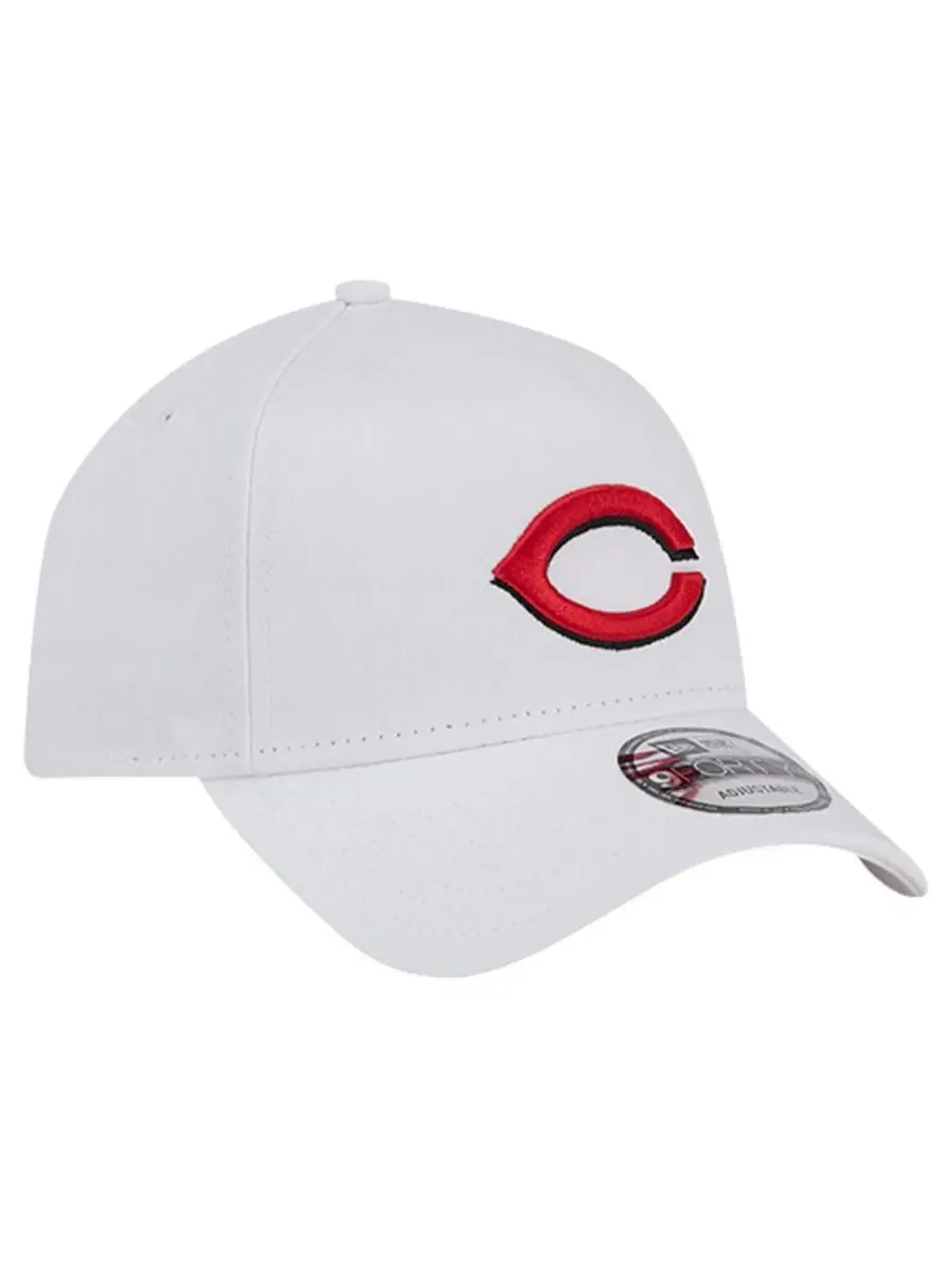 Мужская белая регулируемая бейсболка Cincinnati Reds TC A-Frame 9FORTY New Era — изображение 3 из 4, белый