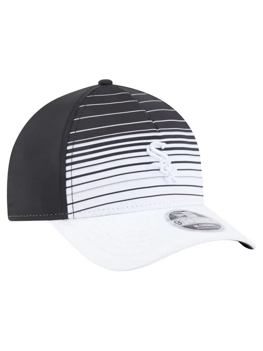 New Era Мужская черная бейсболка Chicago White Sox Gradient 9FORTY с регулируемой высотой и средней — изображение 3 из 4