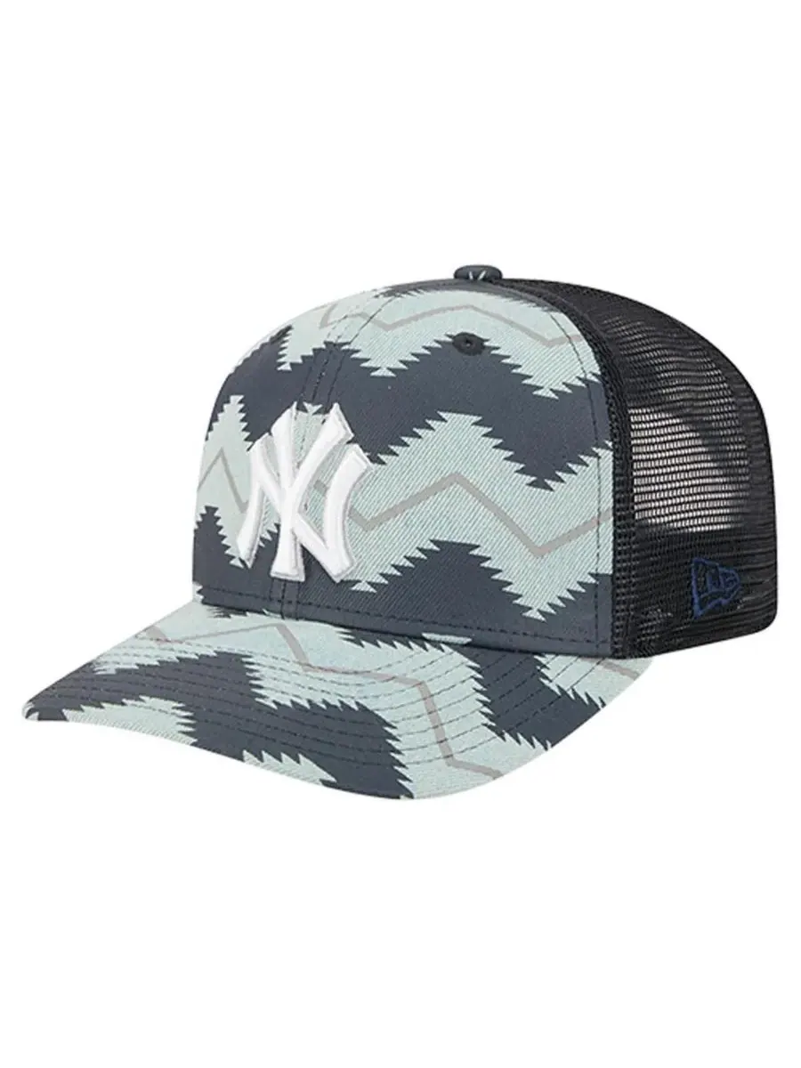 New Era Мужская джинсовая кепка New York Yankees Aztec Denim 9SEVENTY с регулируемым размером