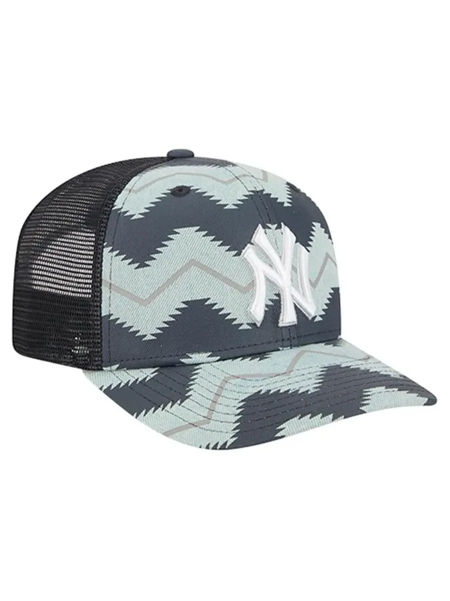 New Era Мужская джинсовая кепка New York Yankees Aztec Denim 9SEVENTY с регулируемым размером — изображение 4 из 5