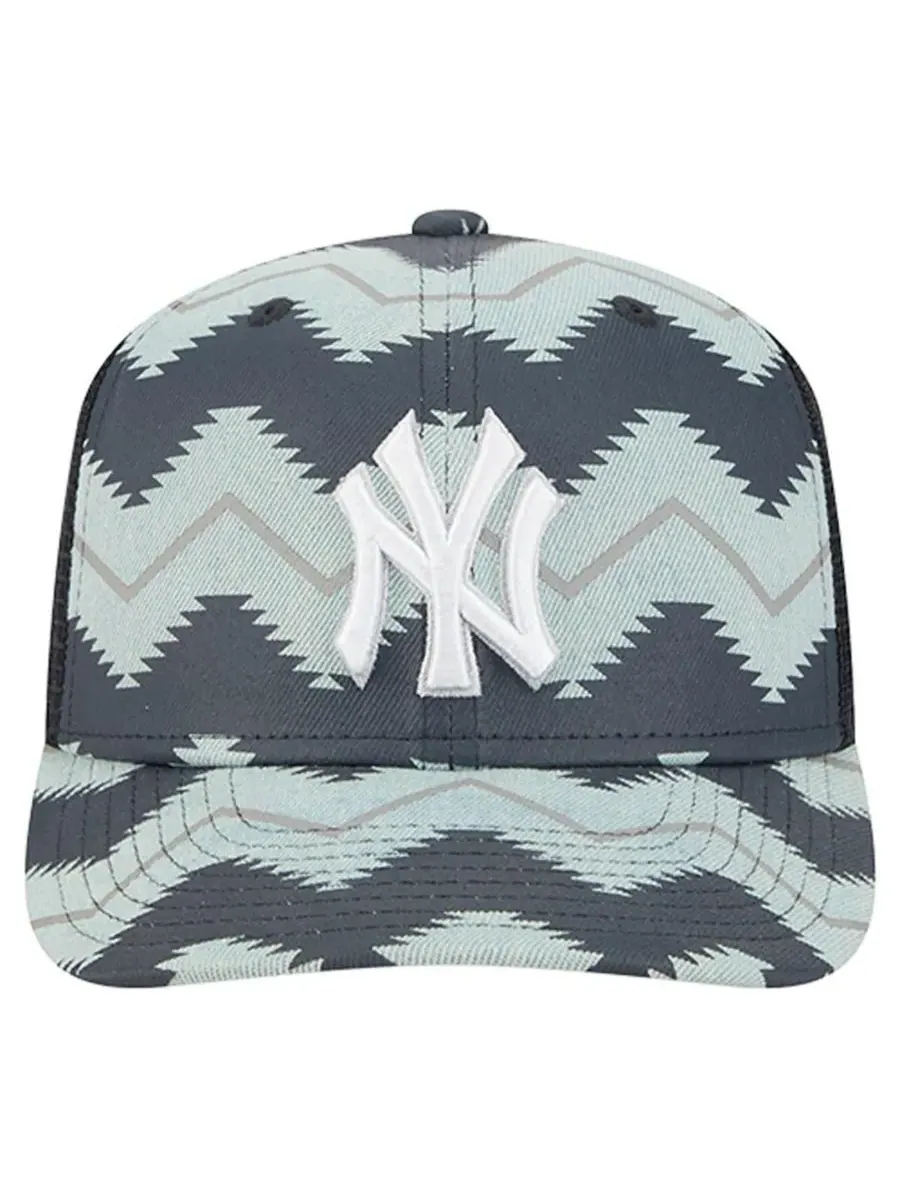 New Era Мужская джинсовая кепка New York Yankees Aztec Denim 9SEVENTY с регулируемым размером — изображение 5 из 5