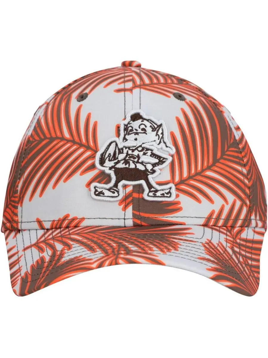 New Era Мужская серая кепка Cleveland Browns Palms 39THIRTY Flex — изображение 2 из 4, серый