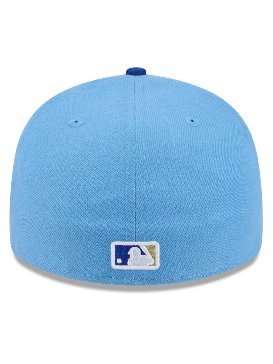 Кепка New Era 59FIFTY с низкой посадкой, с вышивкой, Kansas City Royals — изображение 4 из 4, светлый синий