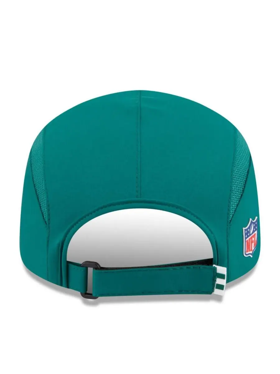New Era Мужская зеленая регулируемая кепка New York Jets 2025 Sideline Runner — изображение 2 из 5, зеленый