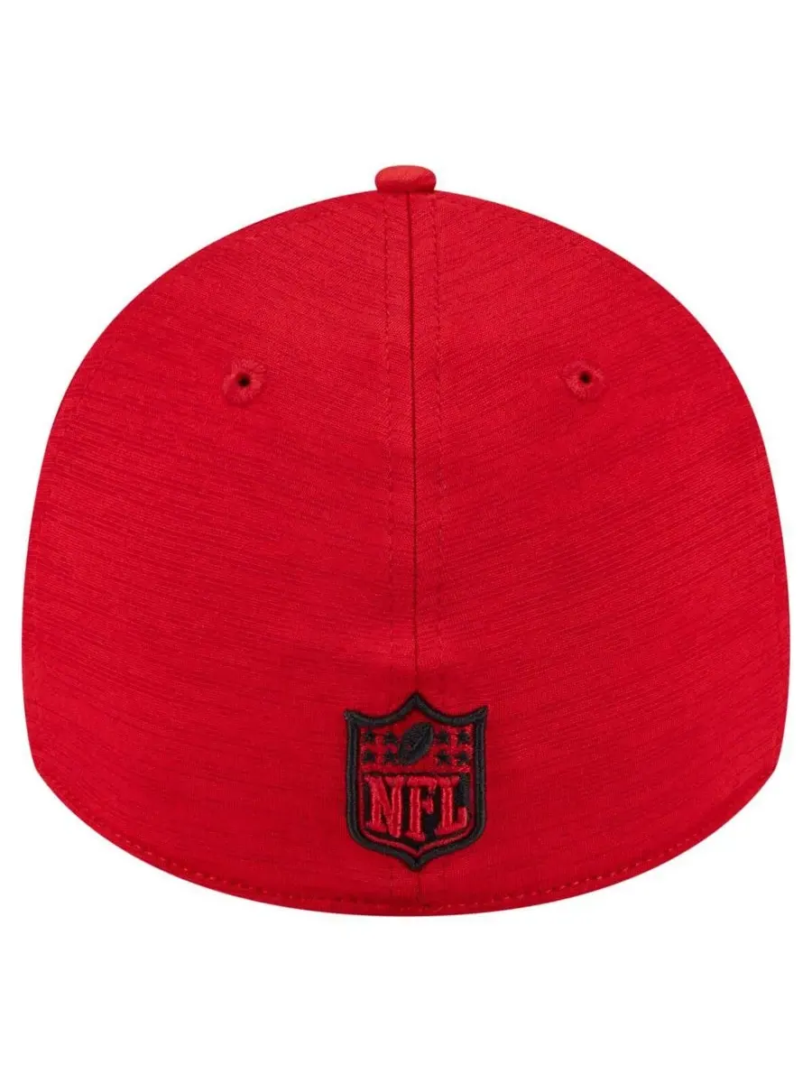 Мужская алая кепка San Francisco 49ers Stripes 39THIRTY Flex Hat New Era — изображение 4 из 4, алый