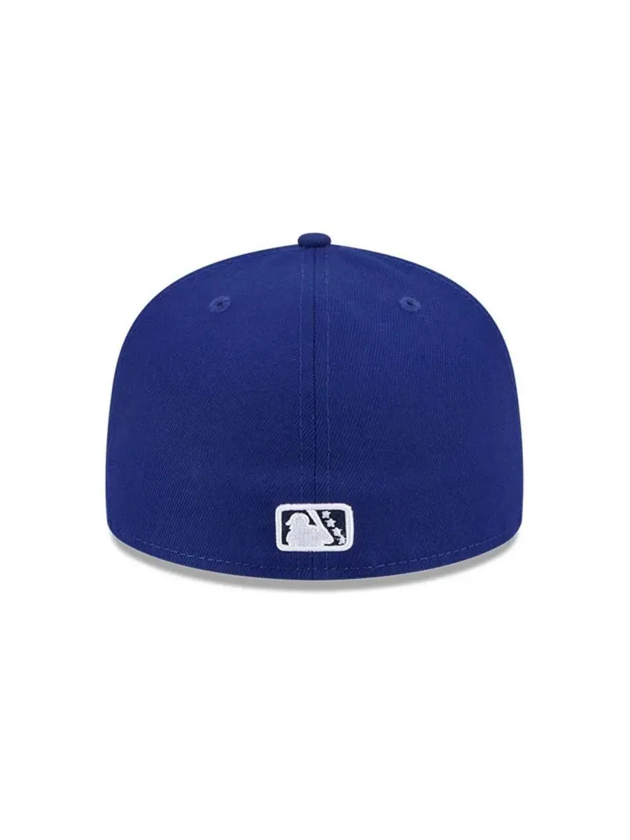 New Era Мужская темно-синяя кепка 59FIFTY с символикой команды Buffalo Bisons Theme Nights — изображение 4 из 4, синий