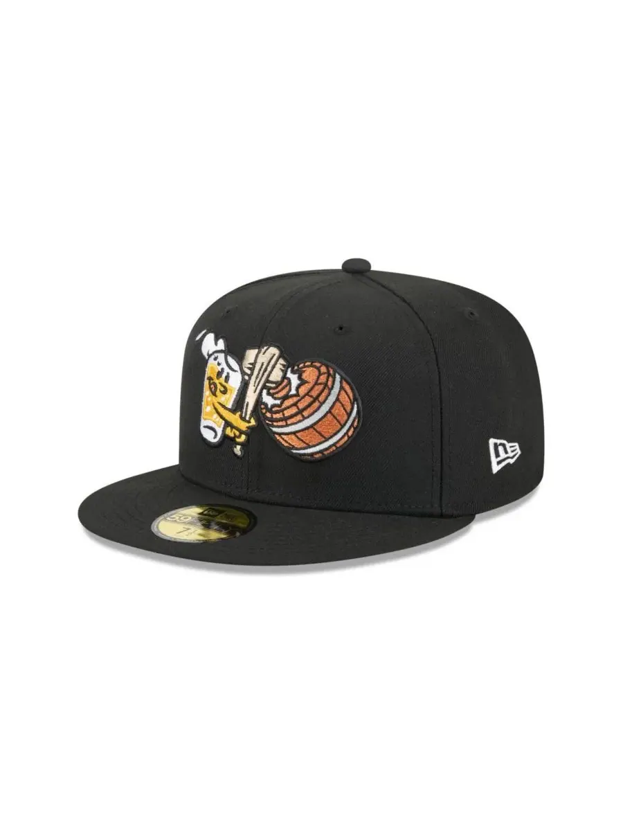 New Era Мужская черная кепка West Michigan Whitecaps Theme Nights 59FIFTY