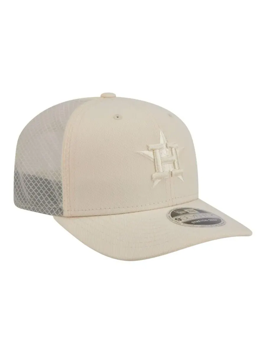 Бейсболка с принтом Houston Astros, 9SEVENTY New Era — изображение 3 из 5, светлый бежевый