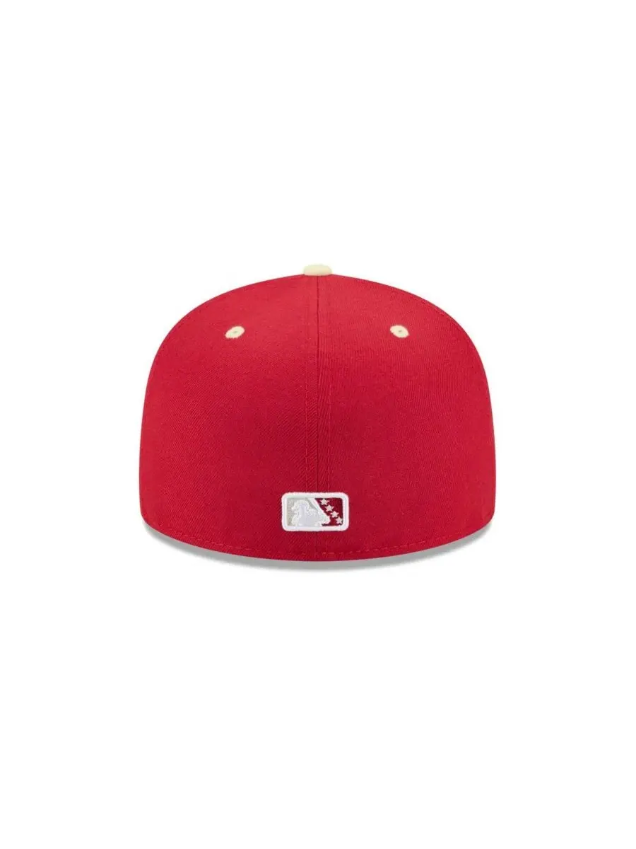 Кепка New Era 59FIFTY с принтом, Rocket City Trash Pandas — изображение 3 из 4, красный