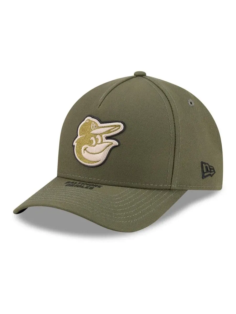 Кепка с вышивкой Baltimore Orioles 9FORTY M-Crown New Era — изображение 3 из 4, оливковый