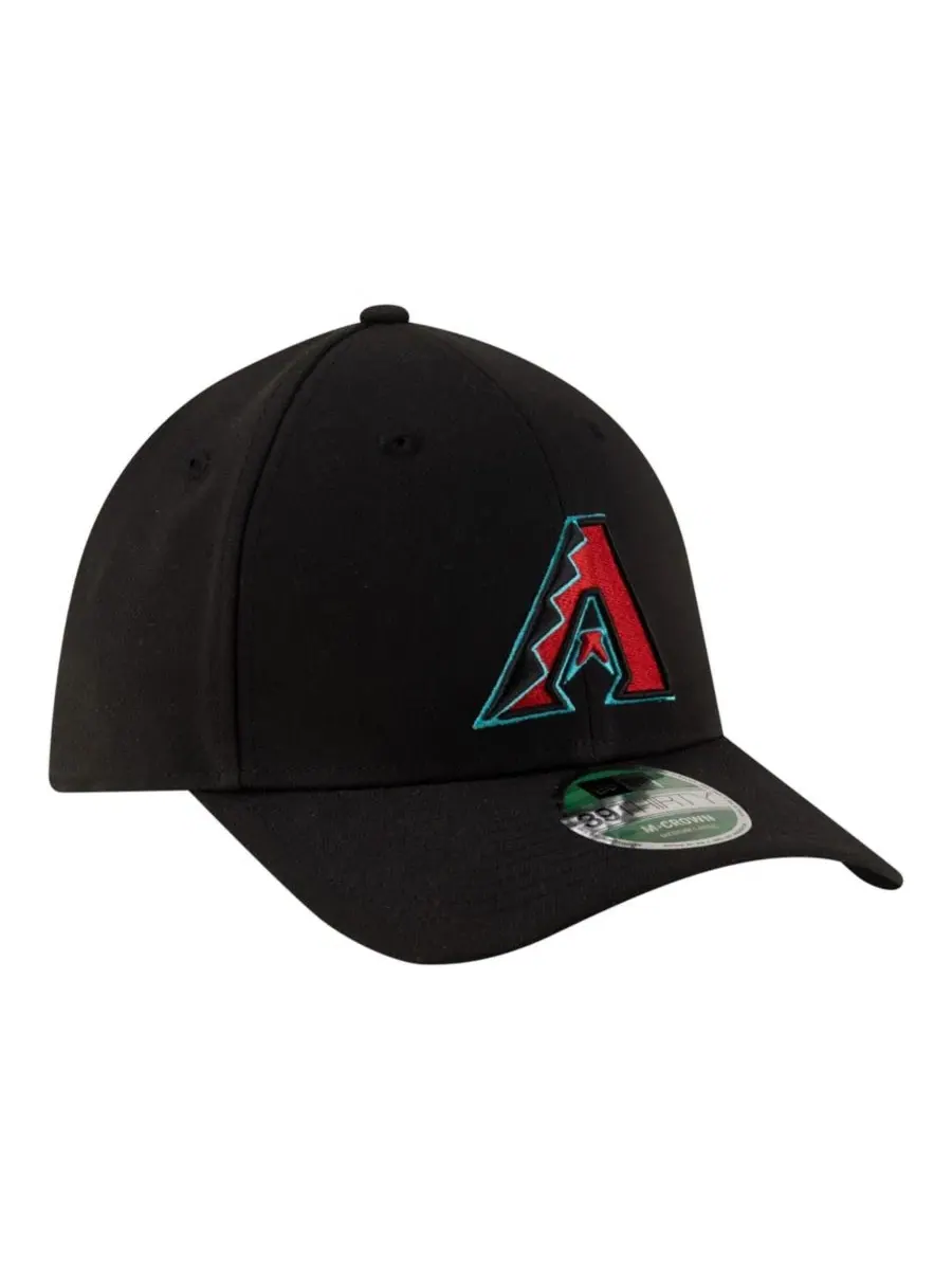 Кепка New Era Arizona Diamondbacks Alternate Player Replica 39THIRTY M-Crown Flex Hat — изображение 2 из 5, черный