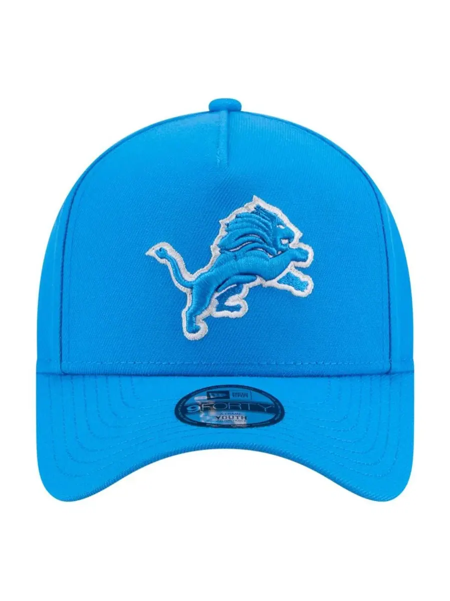 Бейсболка с вышитым логотипом Detroit Lions New Era — изображение 5 из 5, синий