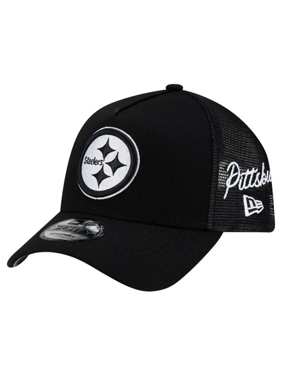 Бейсболка New Era Pittsburgh Steelers City Script 9FORTY A-Frame