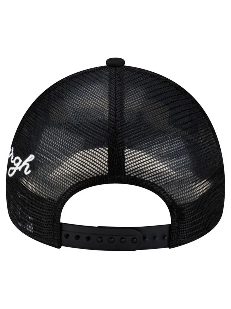 Бейсболка New Era Pittsburgh Steelers City Script 9FORTY A-Frame — изображение 3 из 5, черный