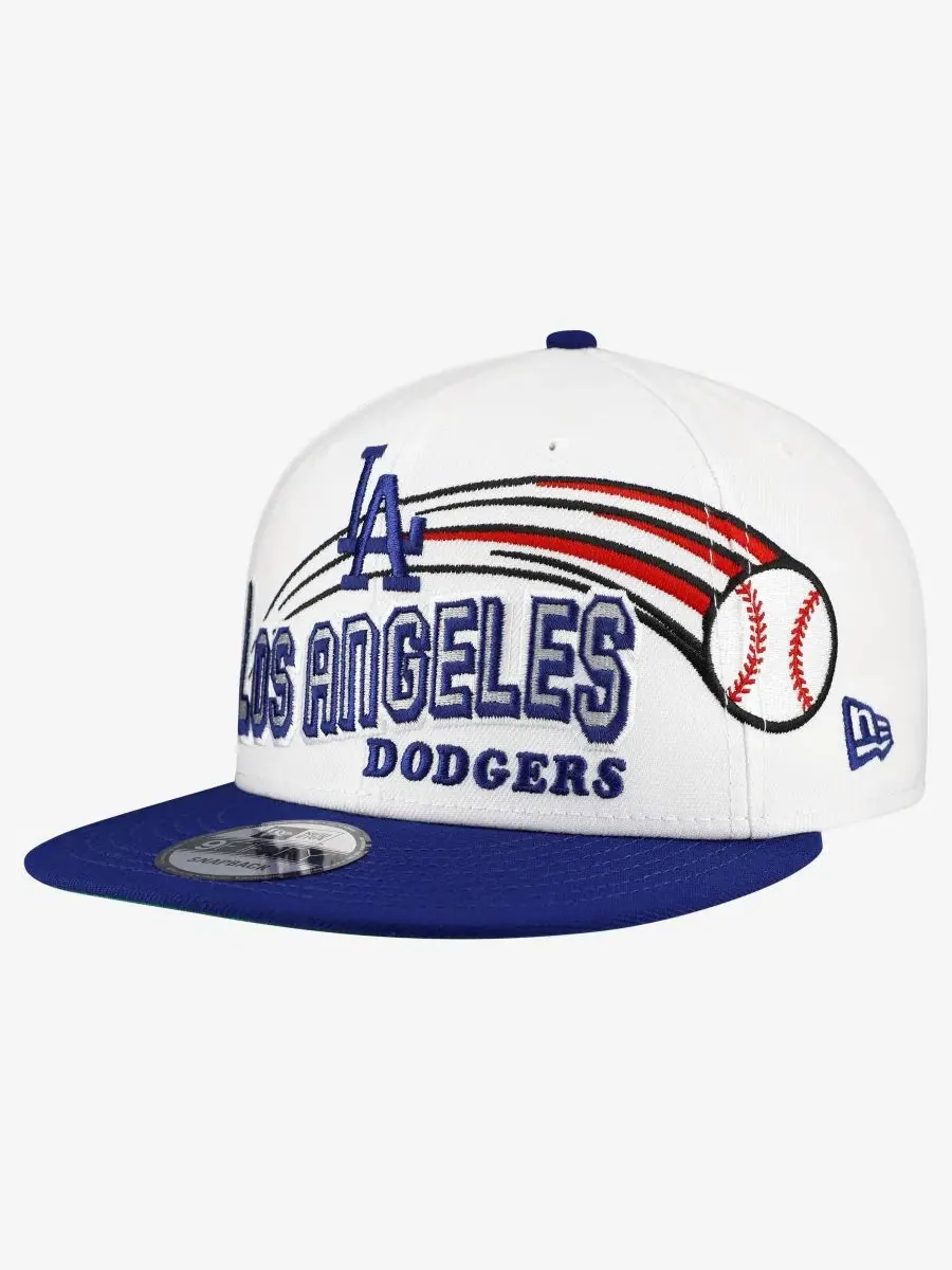 Бейсболка-снэпбек Los Angeles Dodgers Retro Sweep 9FIFTY New Era