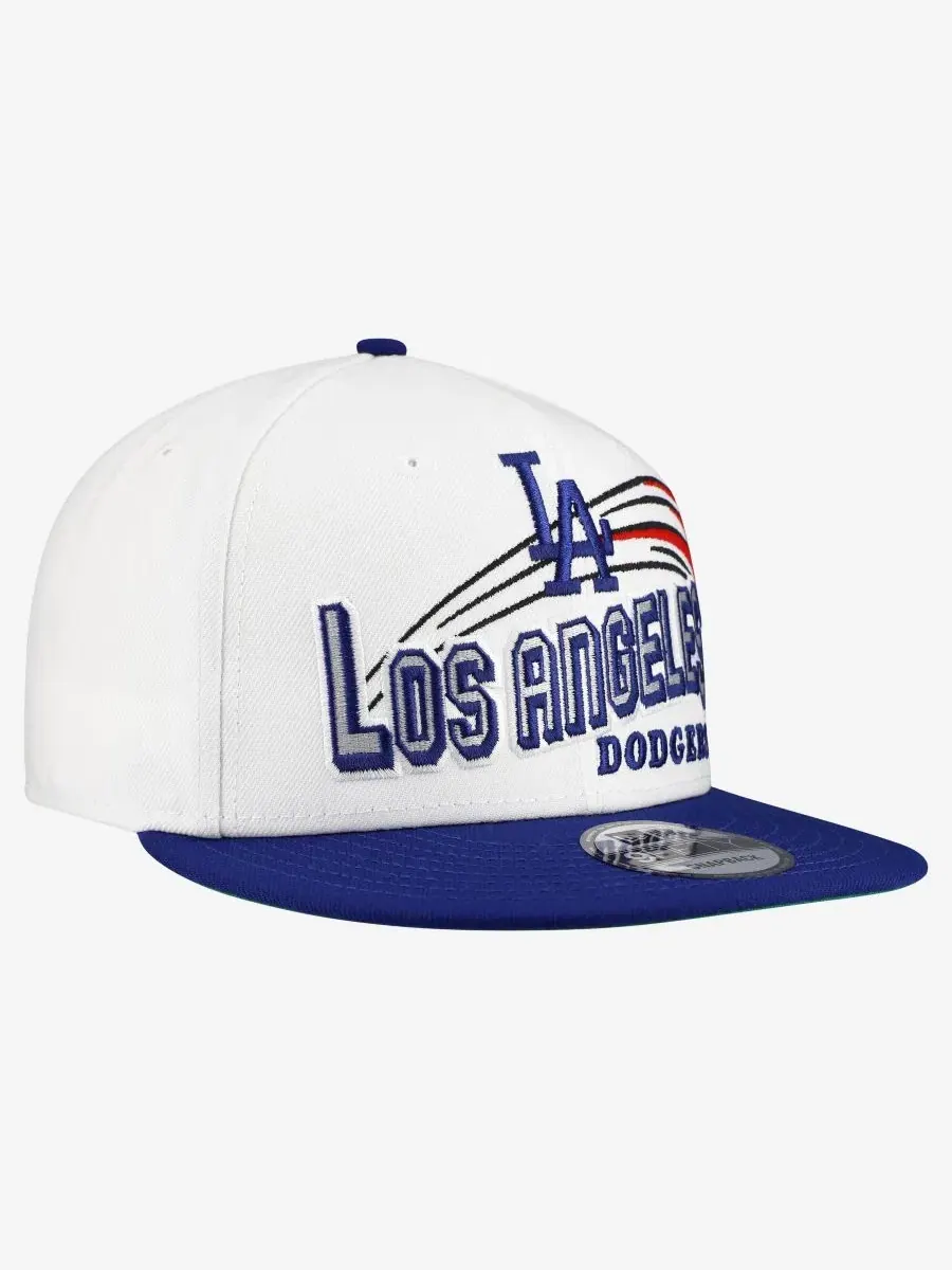 Бейсболка-снэпбек Los Angeles Dodgers Retro Sweep 9FIFTY New Era — изображение 4 из 5, белый