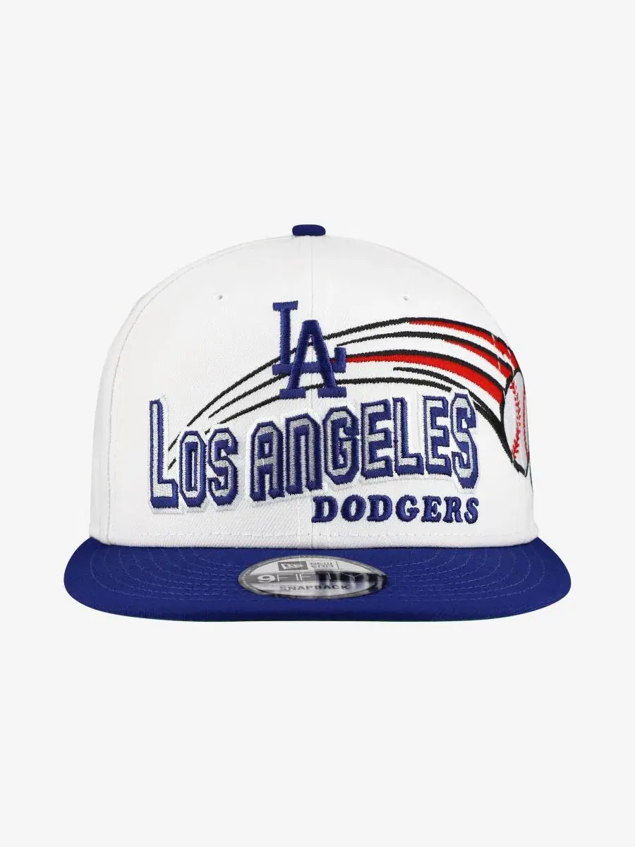 Бейсболка-снэпбек Los Angeles Dodgers Retro Sweep 9FIFTY New Era — изображение 5 из 5, белый