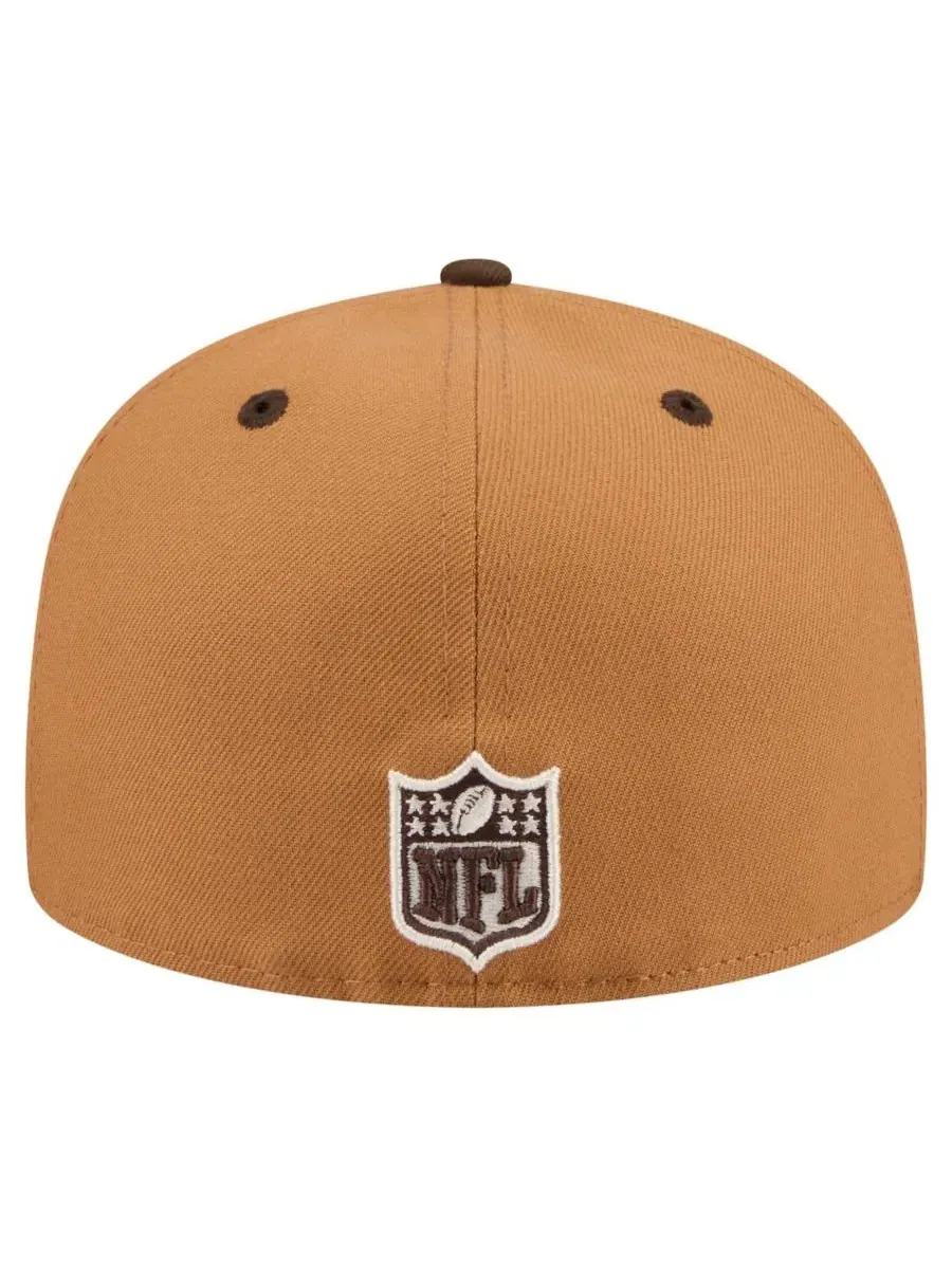 Кепка с высокой тульей Minnesota Vikings Two-Tone Walnut New Era — изображение 3 из 5