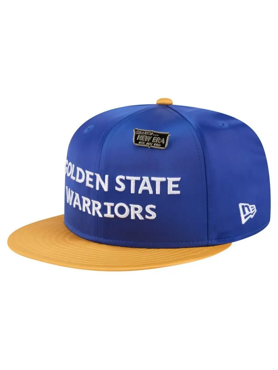New Era Мужская винтажная кепка 59FIFTY с атласной отделкой — изображение 3 из 4, золотистый