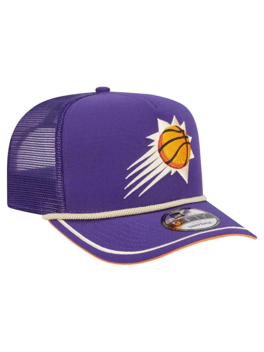 New Era Мужская фиолетовая бейсболка Phoenix Suns Team Rope A-Frame 9FIFTY с регулируемой застежкой — изображение 2 из 4