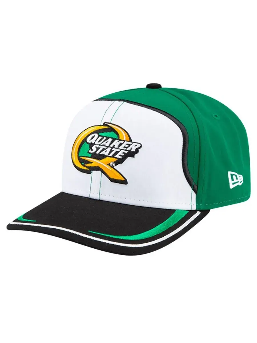 New Era Мужская бело-зеленая кепка Mark Martin Quaker State 9SEVENTY с эластичными застежками