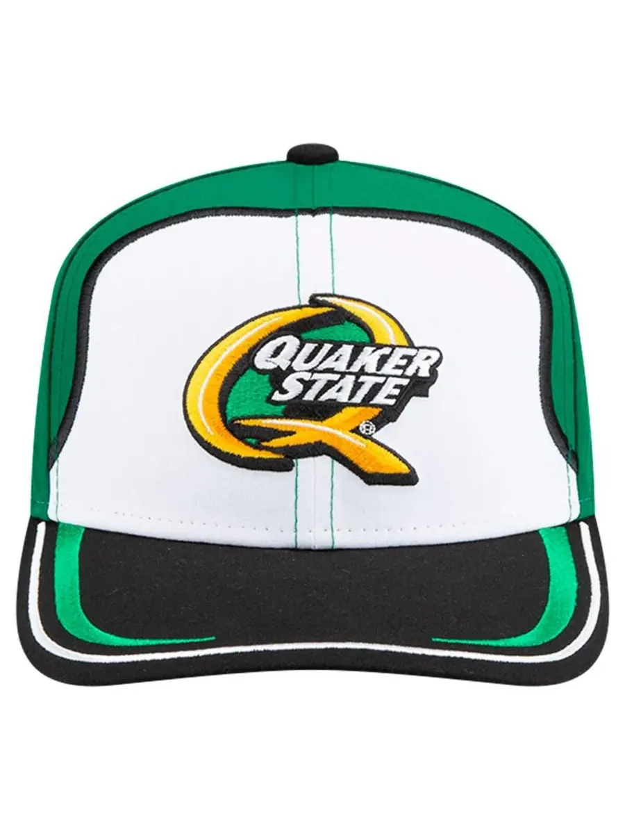 New Era Мужская бело-зеленая кепка Mark Martin Quaker State 9SEVENTY с эластичными застежками — изображение 4 из 5