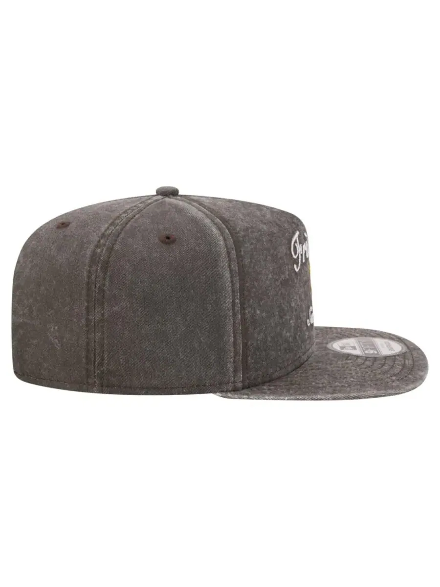 Кепка-снэпбек New Era с вышивкой, модель City Slogan A-Frame 9FIFTY — изображение 7 из 7, черный