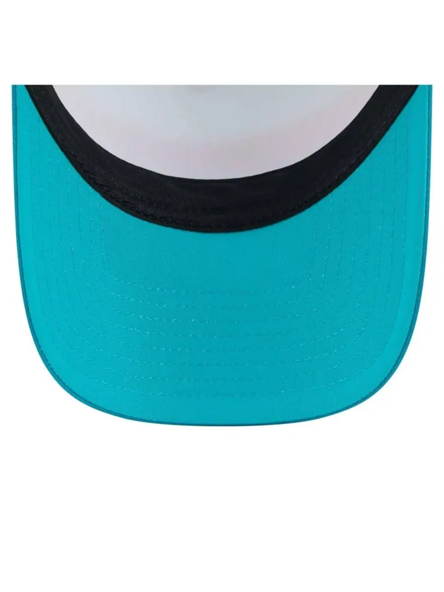 Кепка-тракер с принтом Miami Dolphins, модель Sport Night Color Block 9FORTY A-Frame New Era — изображение 5 из 5, голубой