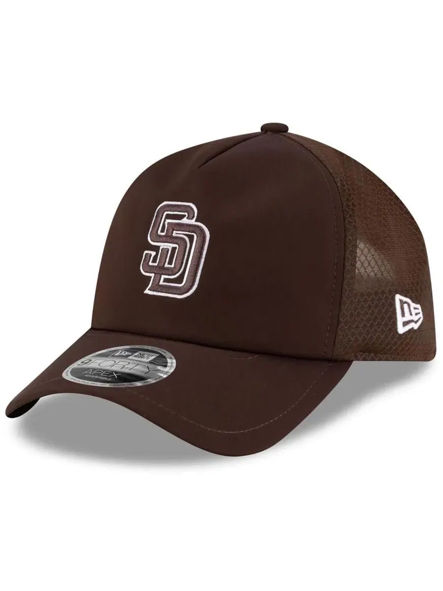 Бейсболка New Era 9FORTY Apex с вышитым логотипом San Diego Padres