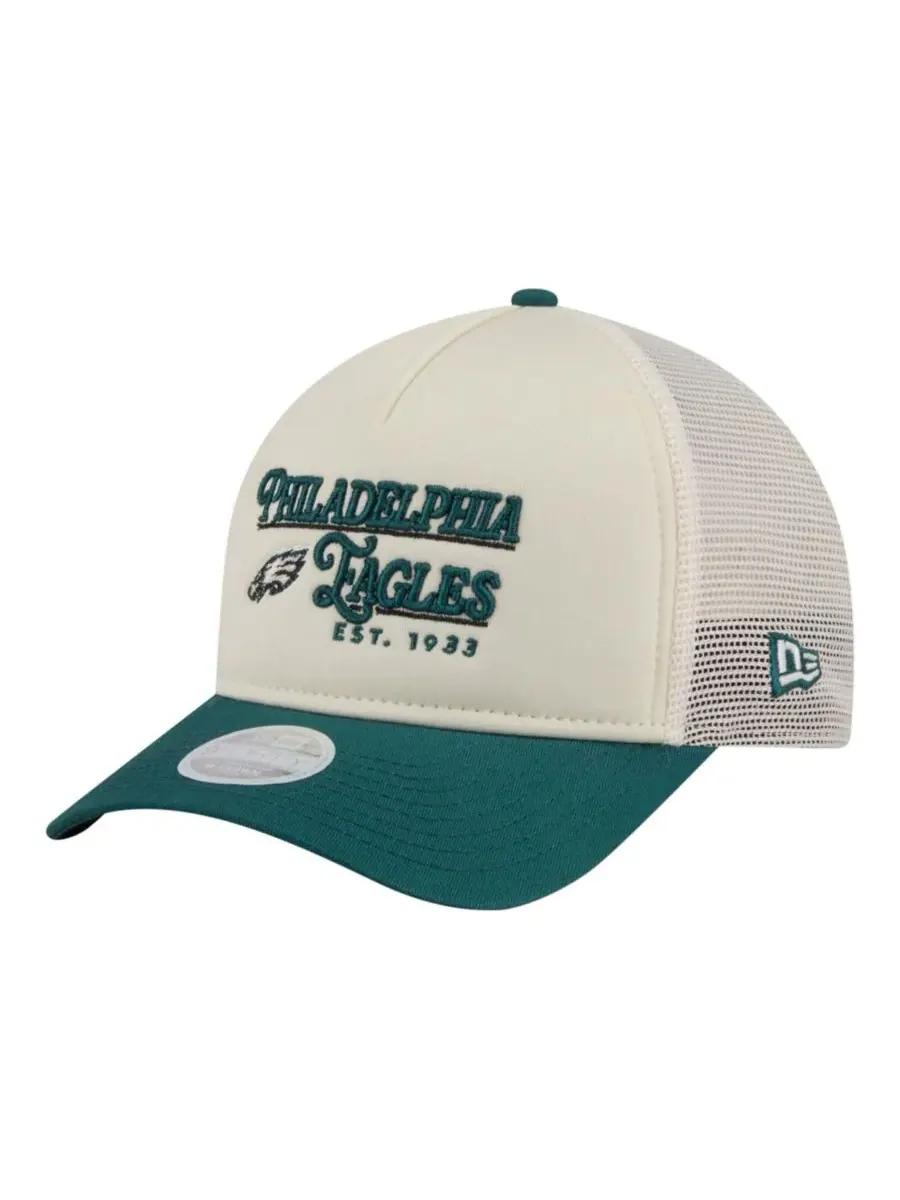 Женская кепка Philadelphia Eagles Retro A-Frame 9FORTY New Era