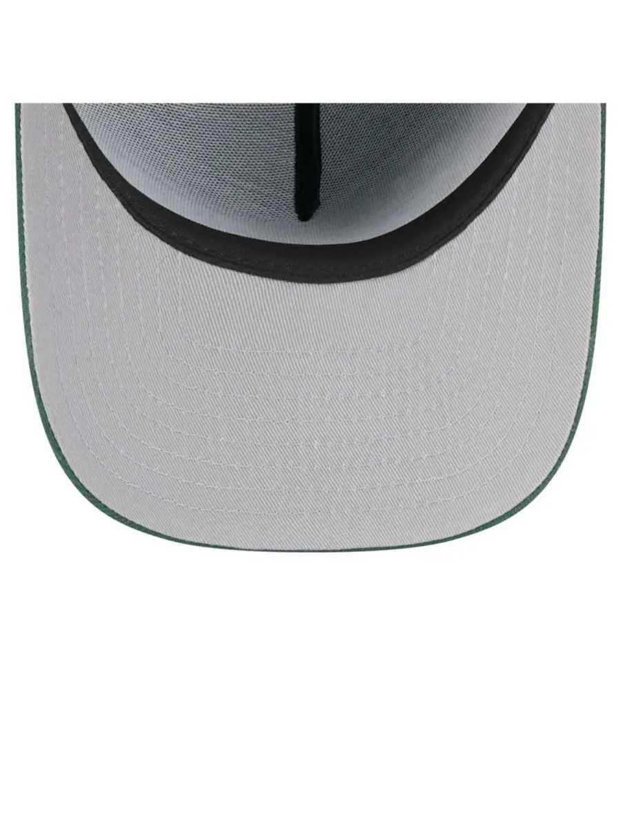 New Era Мужская бейсболка A-Frame 59FIFTY цвета «охотничий зеленый» с символикой команды Milwaukee — изображение 3 из 5