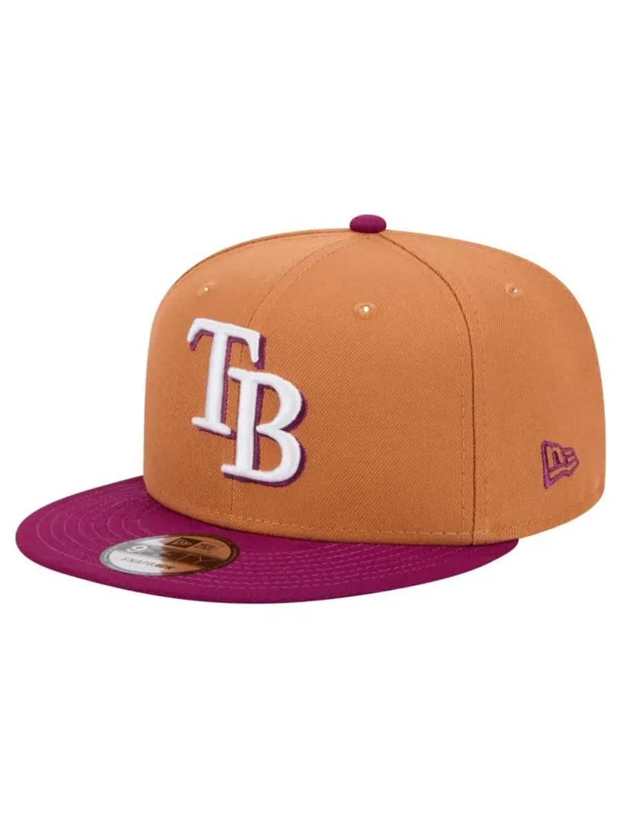 Бейсболка New Era с высокой тульей, с принтом, Tampa Bay Rays