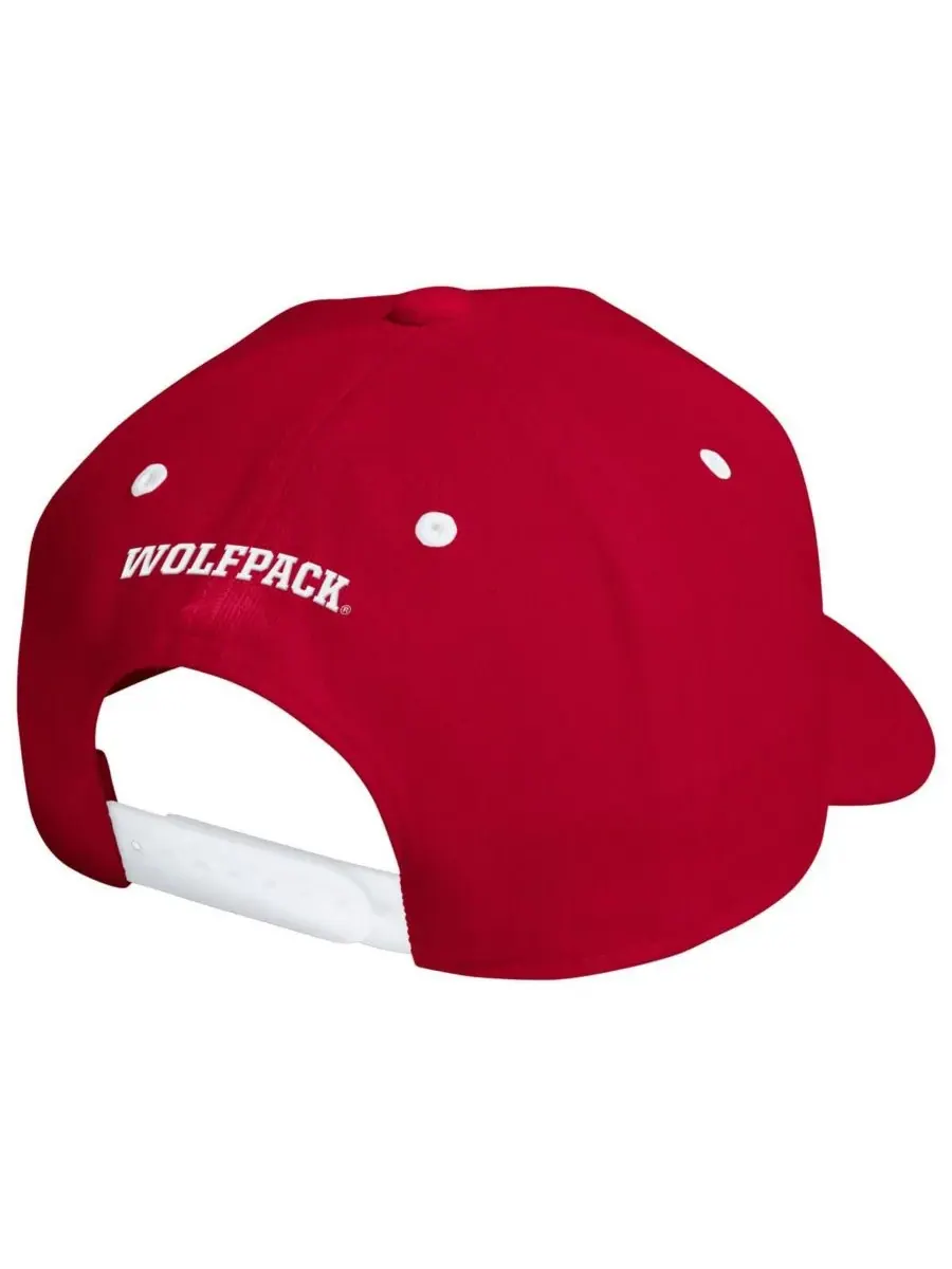 Adidas Мужская и женская красная регулируемая кепка NC State Wolfpack City of Oaks A-Frame — изображение 2 из 2, красный