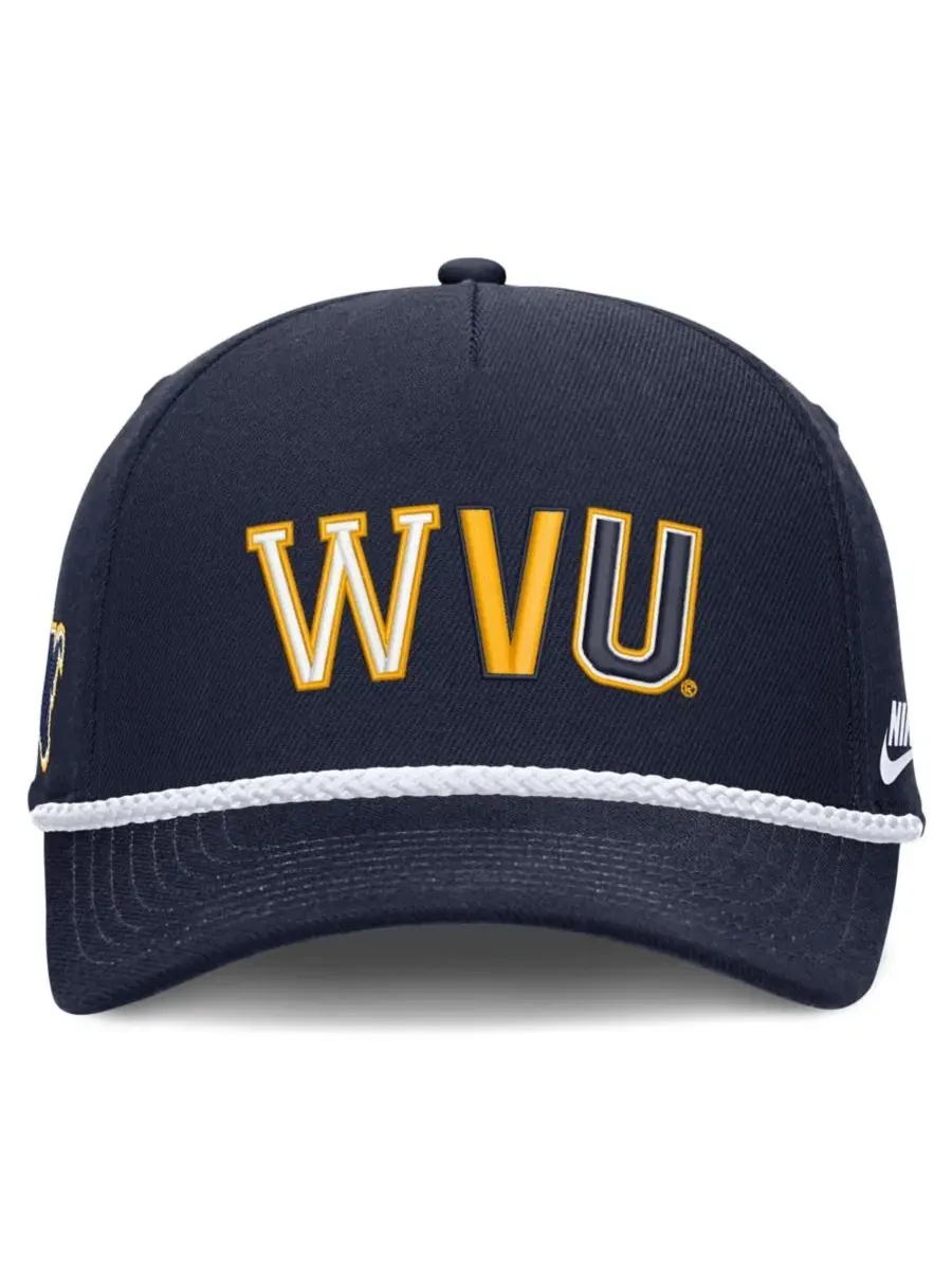 Кепка Nike с принтом West Virginia Mountaineers — изображение 2 из 4, темно-синий