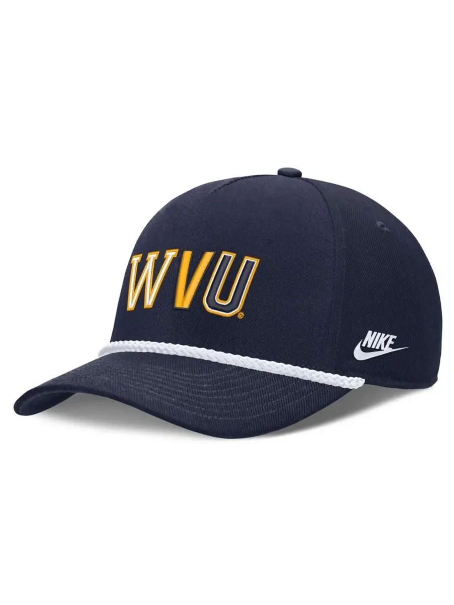 Кепка Nike с принтом West Virginia Mountaineers — изображение 3 из 4, темно-синий