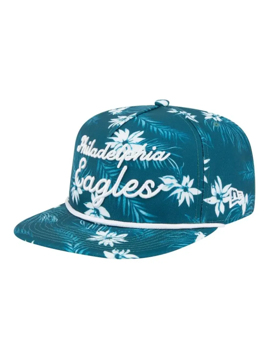 Кепка-снэпбек с принтом Philadelphia Eagles Palm Print New Era